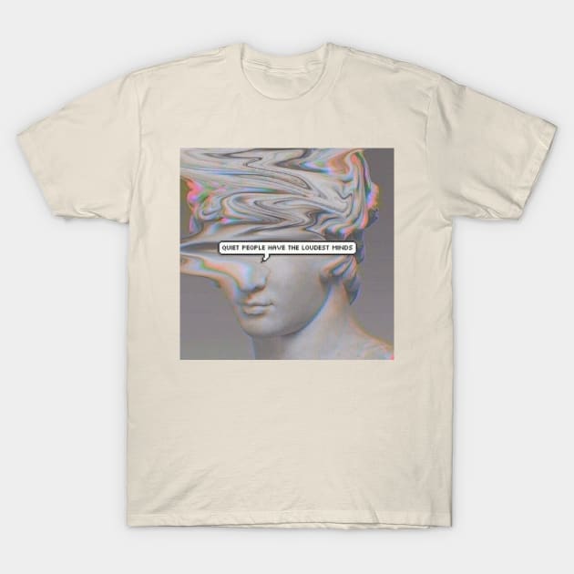 vaporwave greek bust T-Shirt by isarol